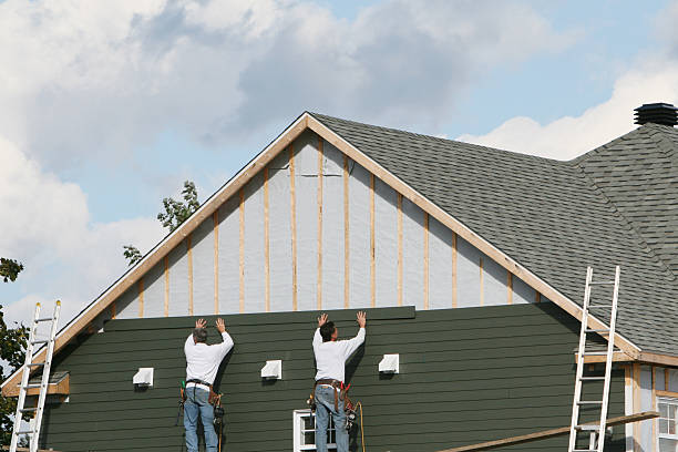 Professional Siding Repair technician working in Olanta, PA